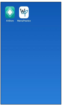WannaPractice search and sideload